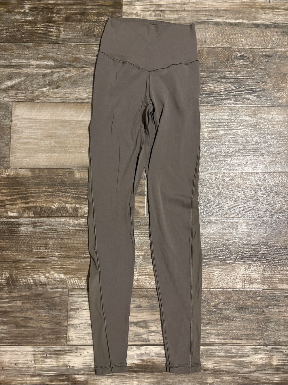 Aerie High-Rise Smooth Leggings in Taupe